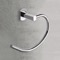 Polished Chrome Curved Towel Ring